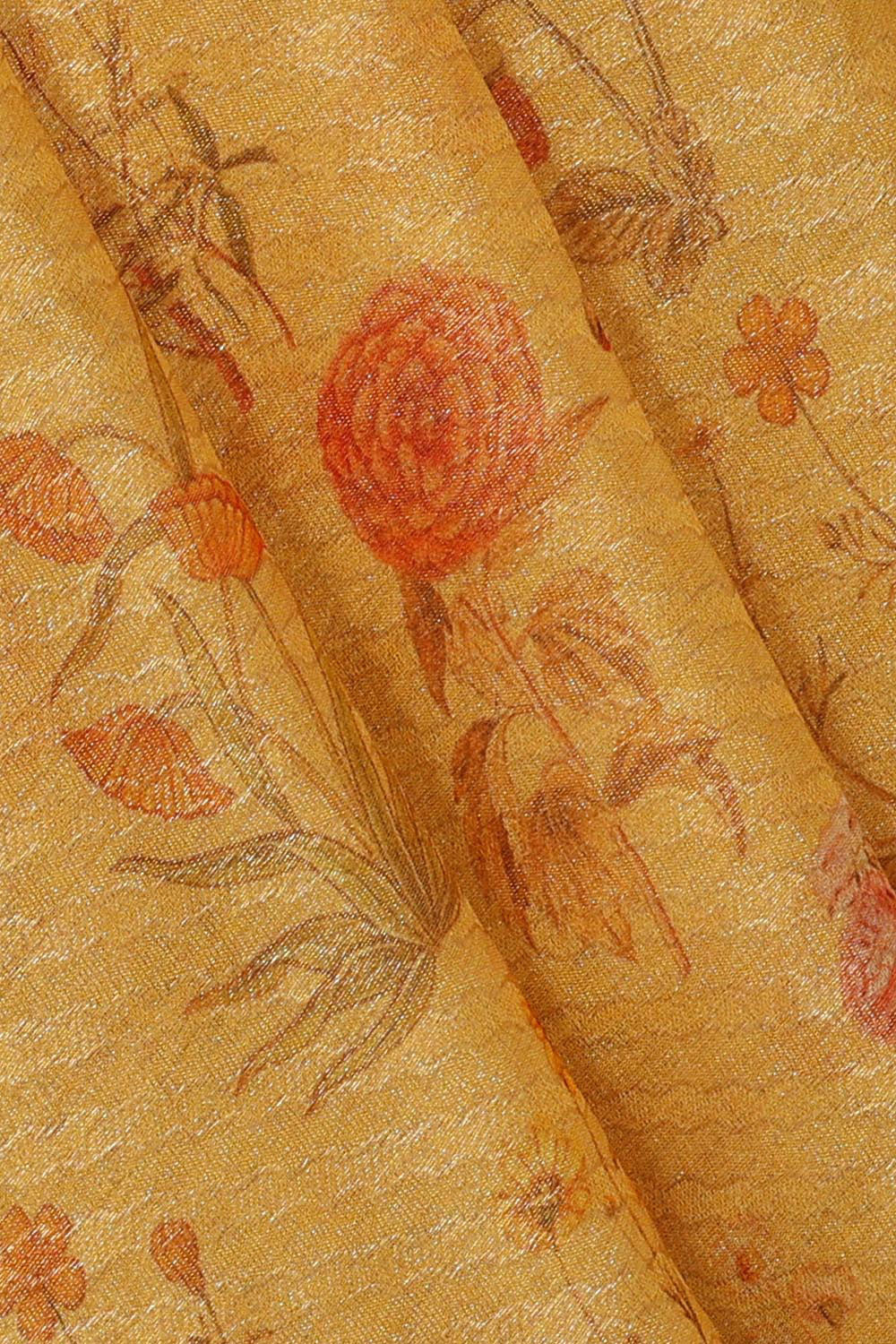 Image of Georgette Mustard Saree